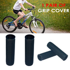 Non Slip Black Rubber Handlebar Grips for BMX MTB Mountain Bicycle