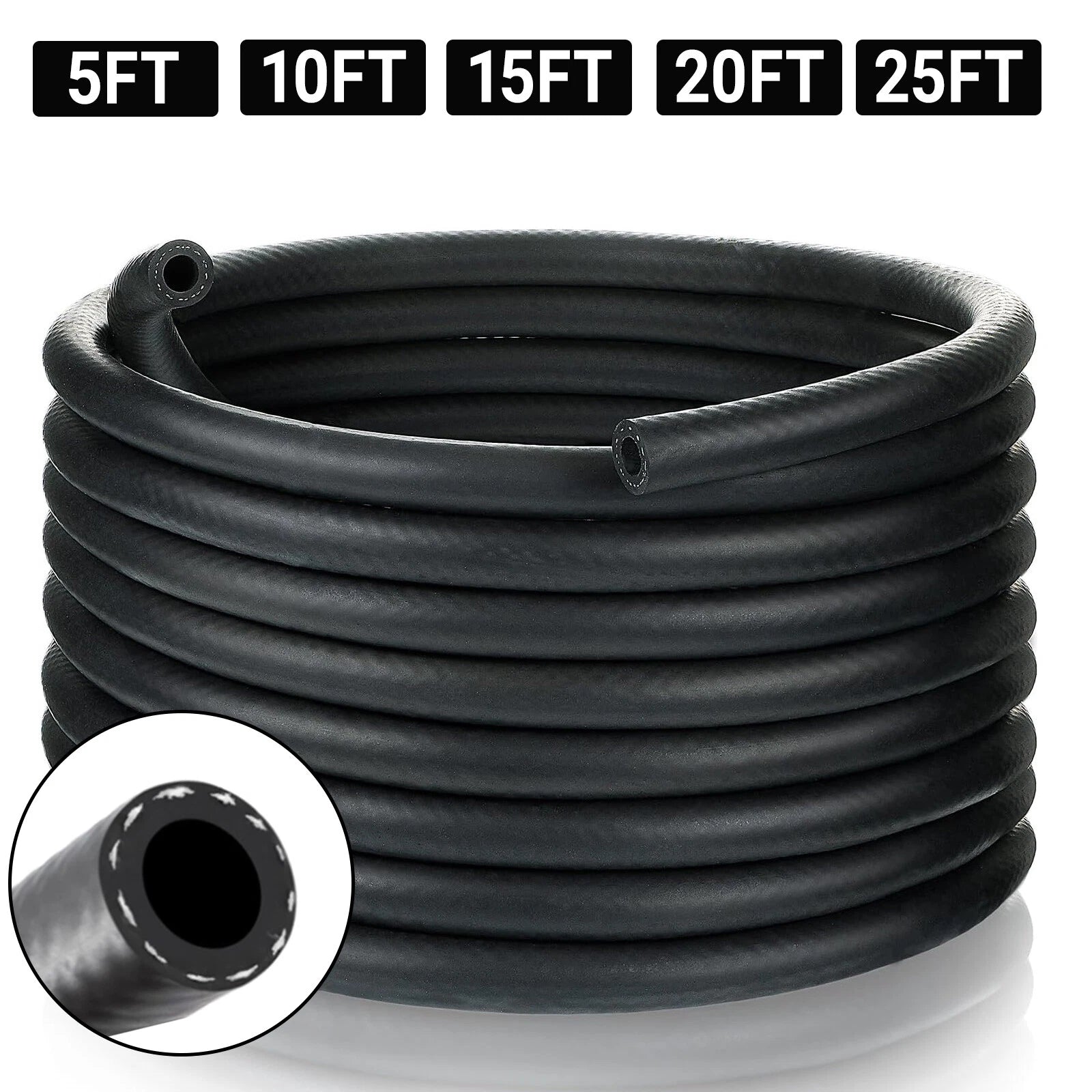 Gas Line Hose NBR Rubber Push-On for Universal (2000–2025)