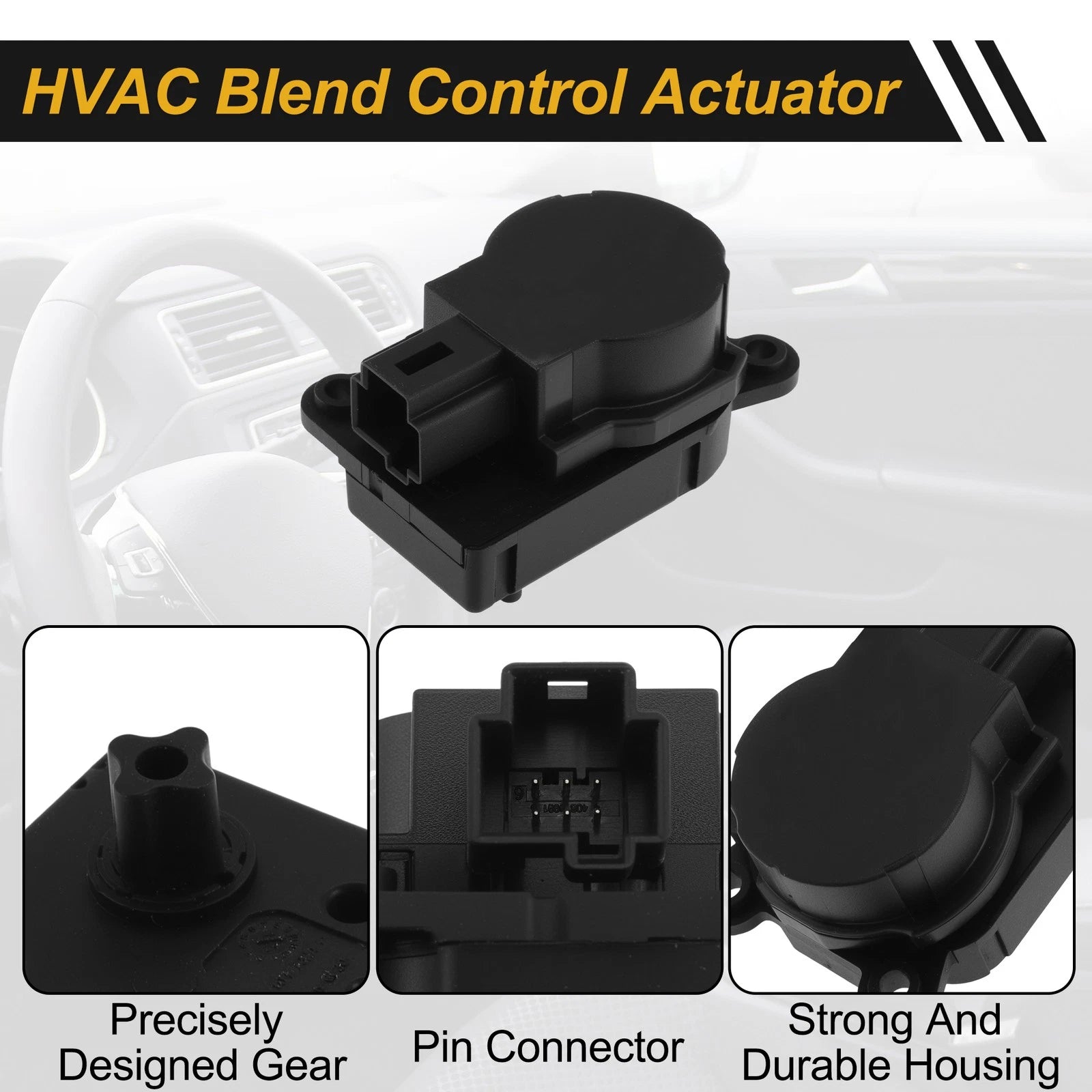 HVAC Heater Blend Door Actuator for Buick Allure (2010) No. 13372987