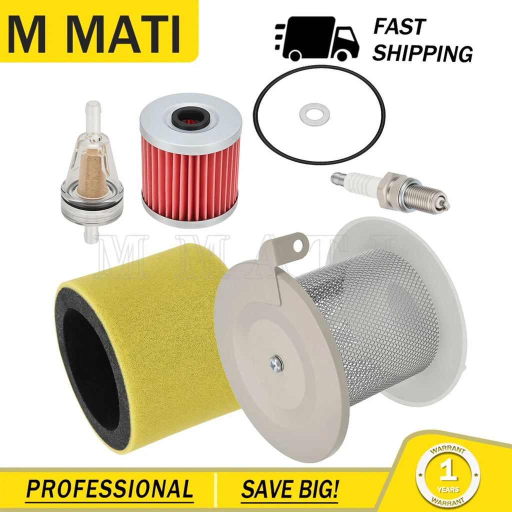 Air Filter & Oil Filter Kit for Kawasaki Bayou 220 250 300 KLF (1988–2011)