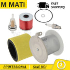 Air Filter & Oil Filter Kit for Kawasaki Bayou 220 250 300 KLF (1988–2011)