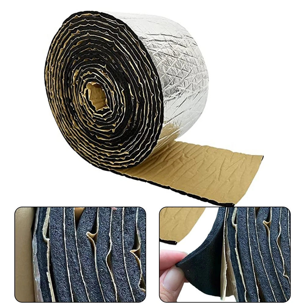 Thermal Insulation Aluminum Foil Pad for Roofs and Trucks (10m x 25cm)
