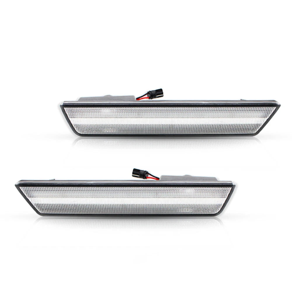 LED Clear Lens Rear Side Marker Lights for Dodge Challenger Charger (2008–2014)