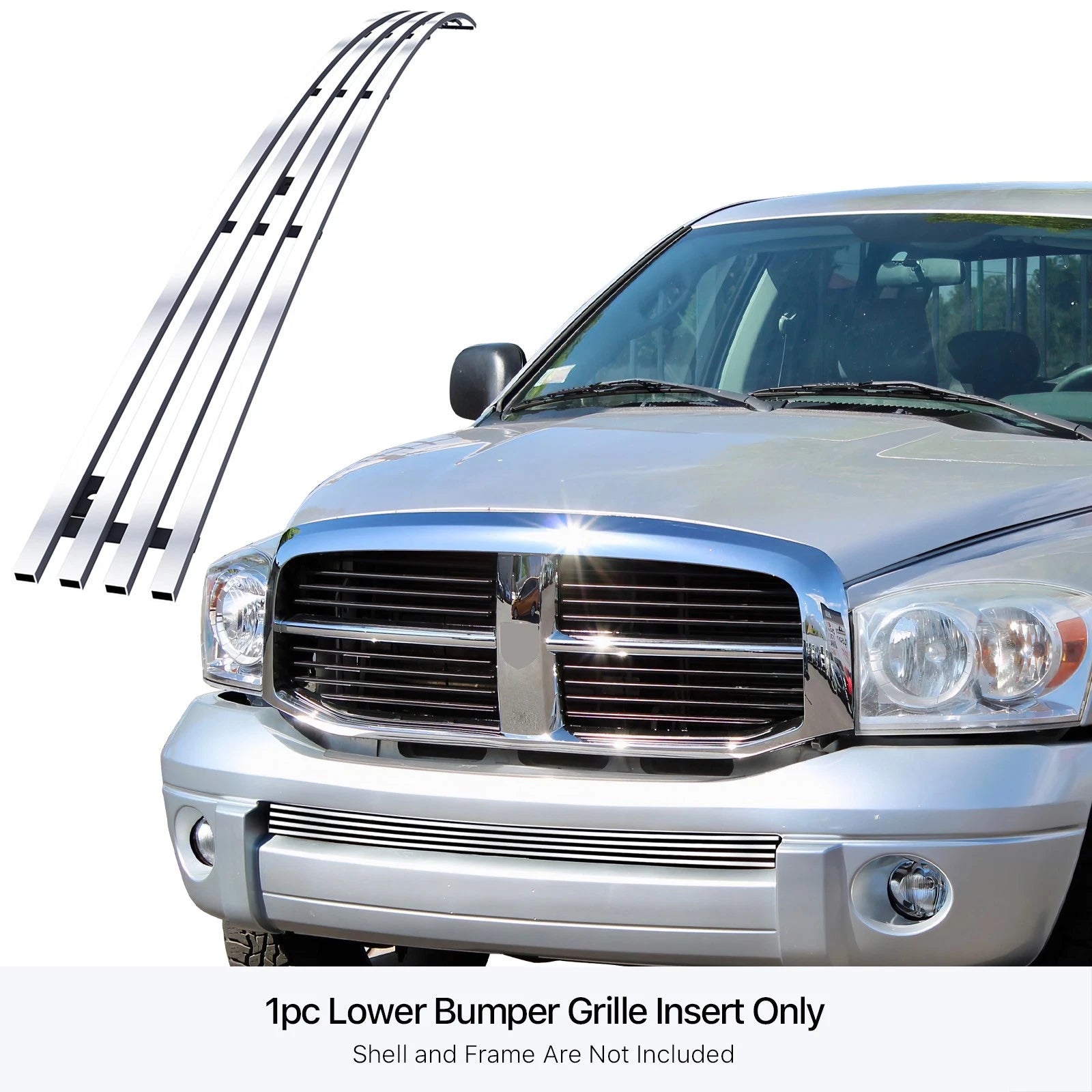 Stainless Chrome Billet Grille for Dodge Ram Sport (2006-2008)