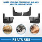 Mud Flap Splash Guard for Toyota Sienna (2004–2010)