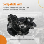 Front Steering Knuckle & Wheel Bearing Hub Assembly for Honda Accord 698474