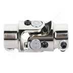 Chrome Universal Steering U-Joint Shaft for 3/4" DD X 13/16-36 Spline
