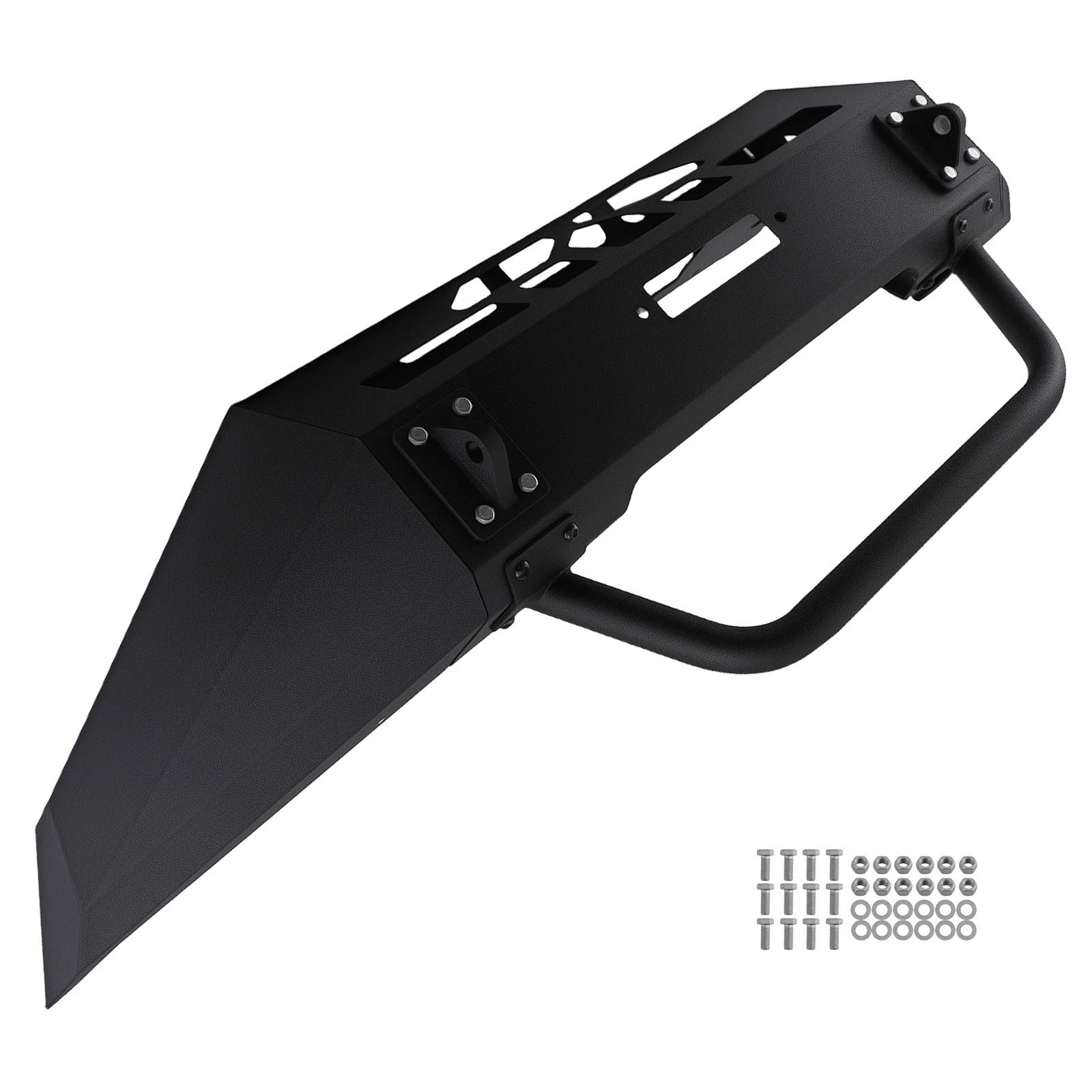 Front Bumper Assembly Powder Coated For Dodge Ram 1500 1994-2002 Black Steel