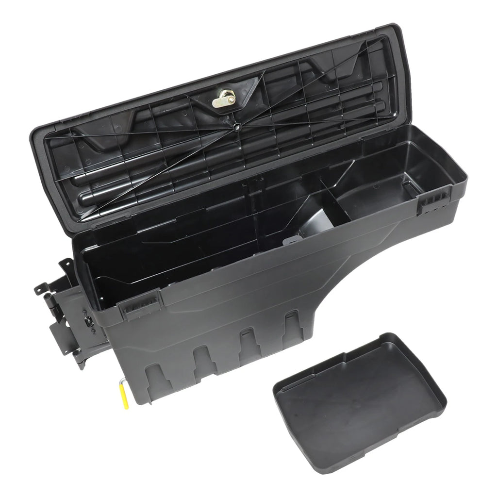 Left Side Wheel Well Swing Tool Box Case for Chevy Colorado GMC Canyon (2015–2019)