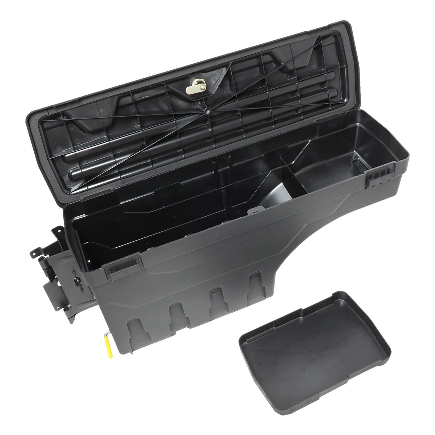 Left Side Wheel Well Swing Tool Box Case for Chevy Colorado GMC Canyon (2015–2019)