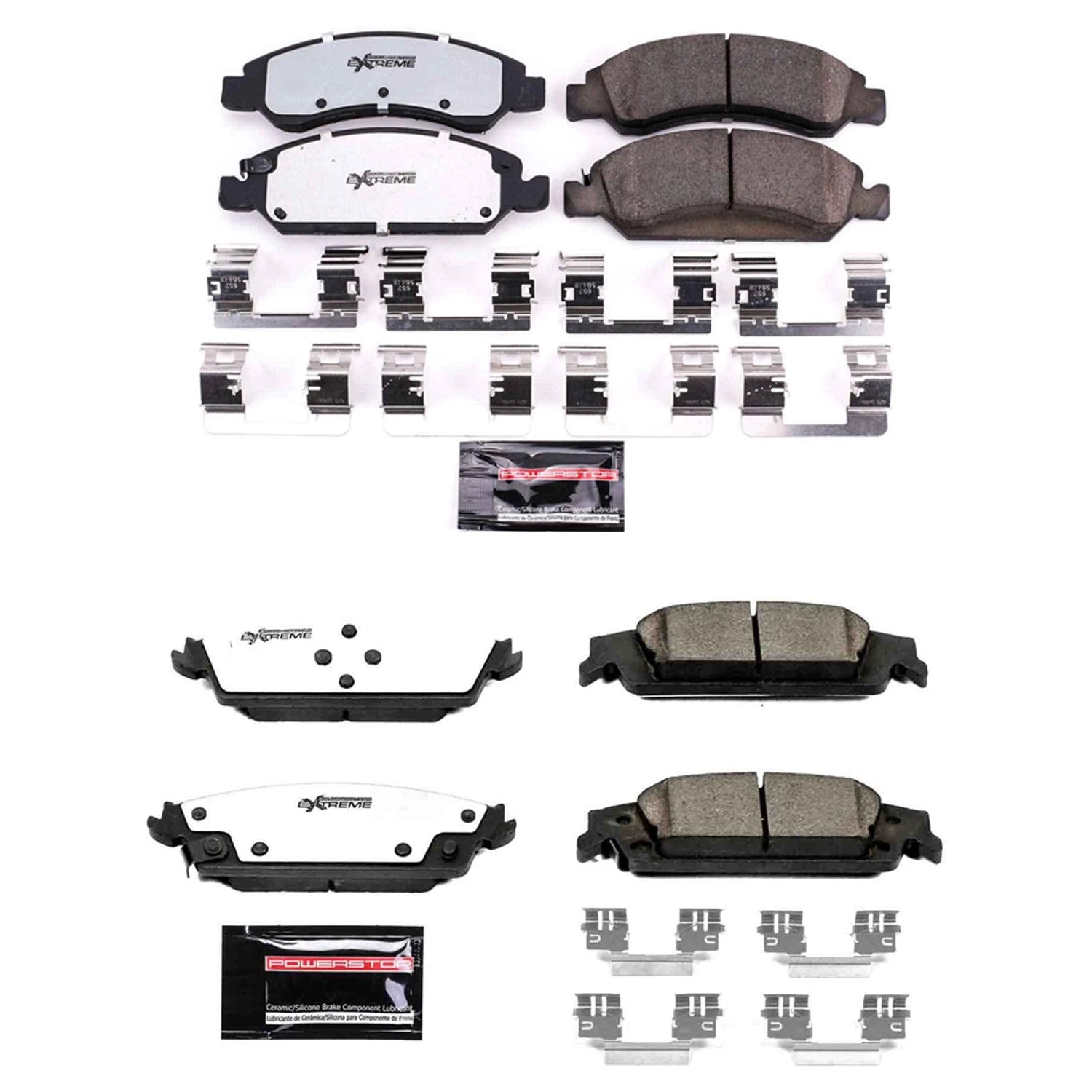 PowerStop Z36 Carbon-Fiber Ceramic Disc Brake Pad Kit for Tahoe Yukon (2015–2020)
