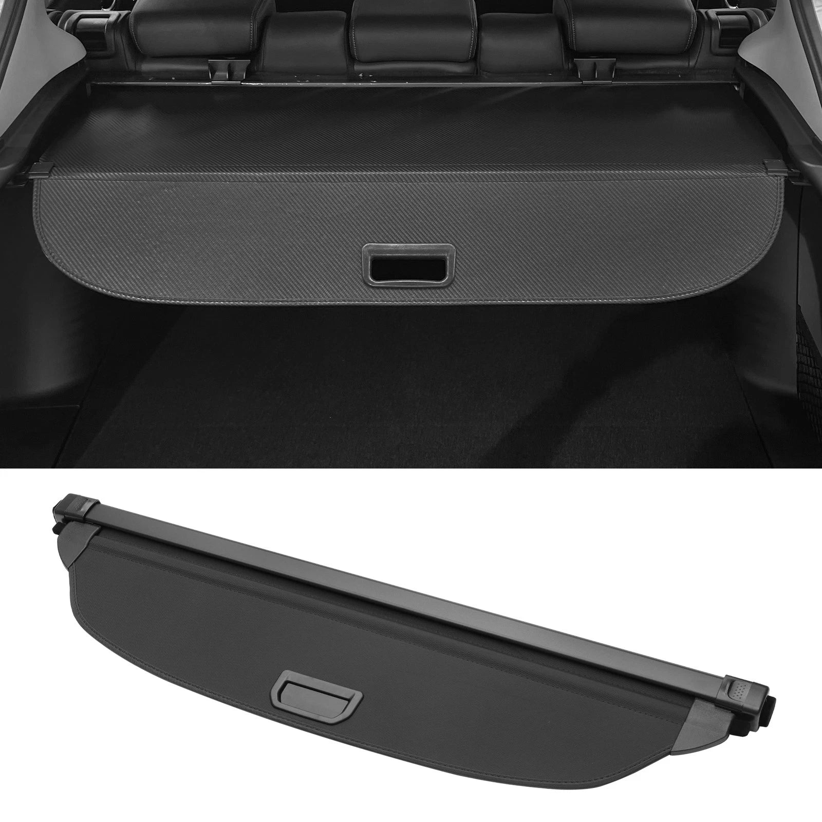 Retractable Cargo Cover for Mazda CX-50 (2023–2024) Black Carbon Fiber
