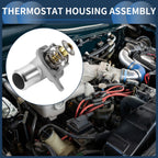 Engine Coolant Thermostat Housing for Chevrolet Silverado 1500 2500 (1999–2003)