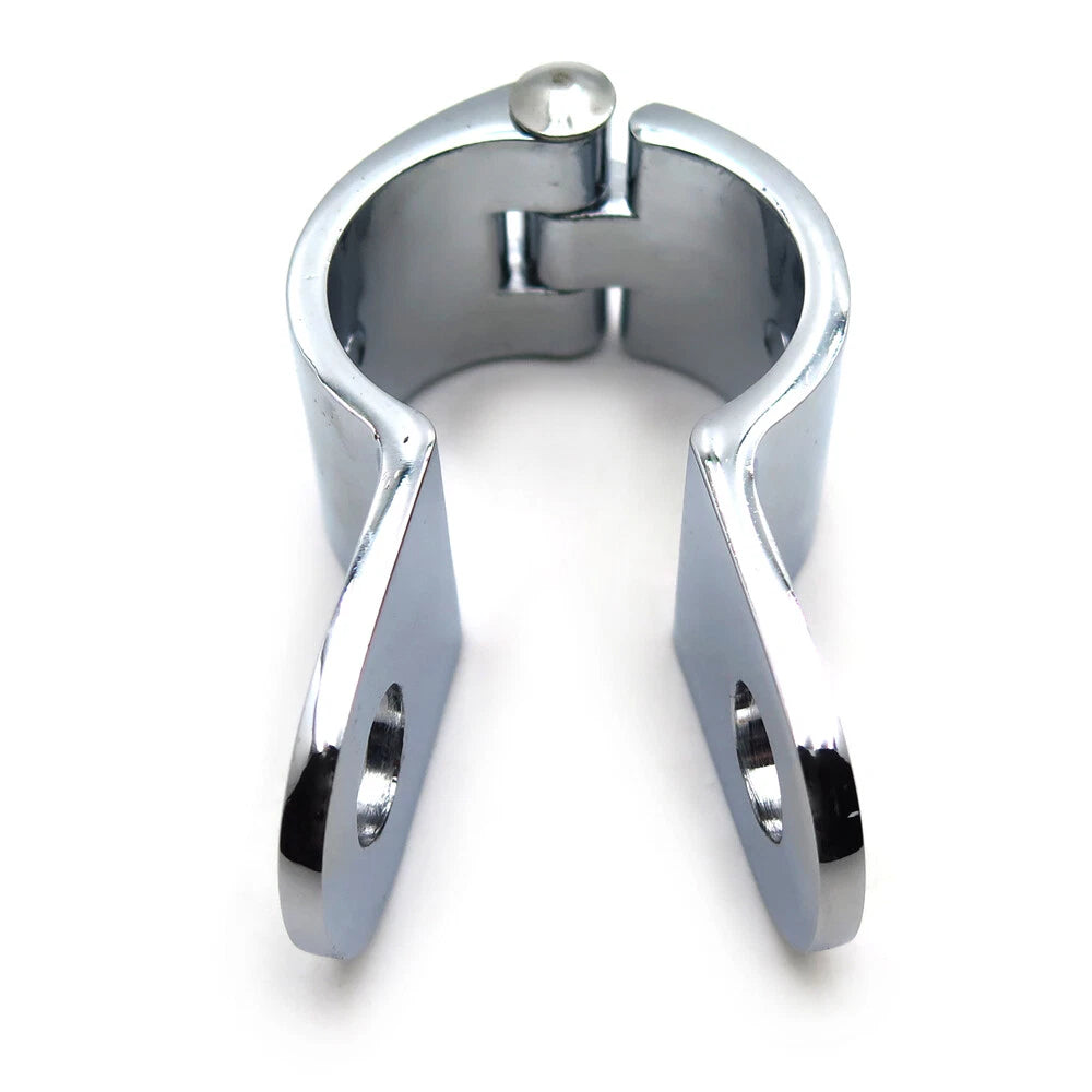 1PC Chrome Engine Guard Footpeg Clamp for HTT