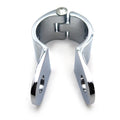 1PC Chrome Engine Guard Footpeg Clamp for HTT