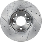 Drilled & Slotted Brake Rotors for Ford Fusion Mercury Milan (2006–2012)