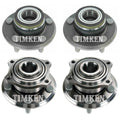 Front and Rear Wheel Bearing & Hub Assembly Kit for Dodge Charger (2011–2023)