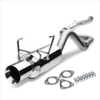 4" Rolled Tip Muffler Catback Exhaust System for Honda Del Sol (1993–1997)