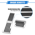 3 Pcs Gas Accelerator Brake Foot Rest Pedal for Ford Explorer (2011–2023)