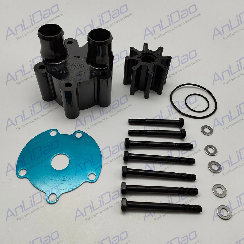 Water Pump Impeller Kit for Mercury Mercruiser Bravo (46-807151A14, 18-3150)