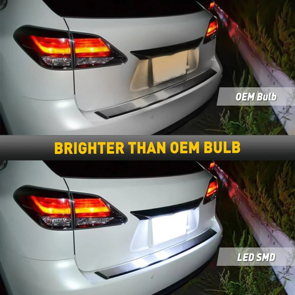 LED License Plate Light Set of 2 for Toyota Highlander/xB/R (2008–2013)