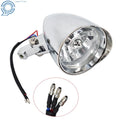 4.5" Chrome Visor Headlight Lamp for Dyna Bobber Chopper 