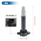 6X Ignition Coil for Dodge Charger, Chrysler 2.7L 3.5L 4.0L V6 (2006–2010) 4606869AA