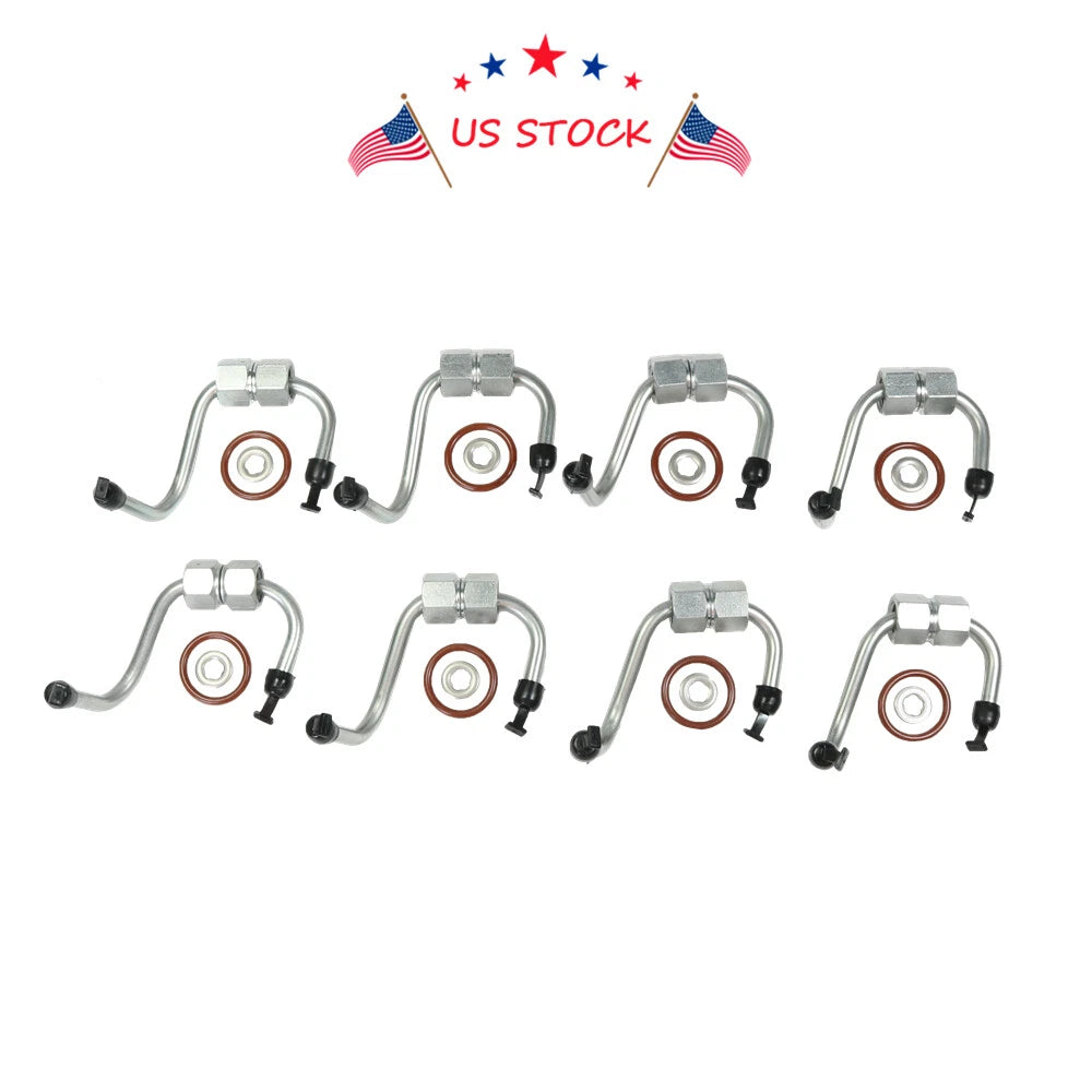 Set of 8 Fuel Injector O-Ring Seals for Ford 6.4L Diesel (2008–2010)