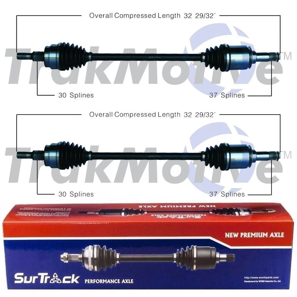 Set of 2 Rear CV Axle Shafts for Mercedes W164 X164 (2007–2012)