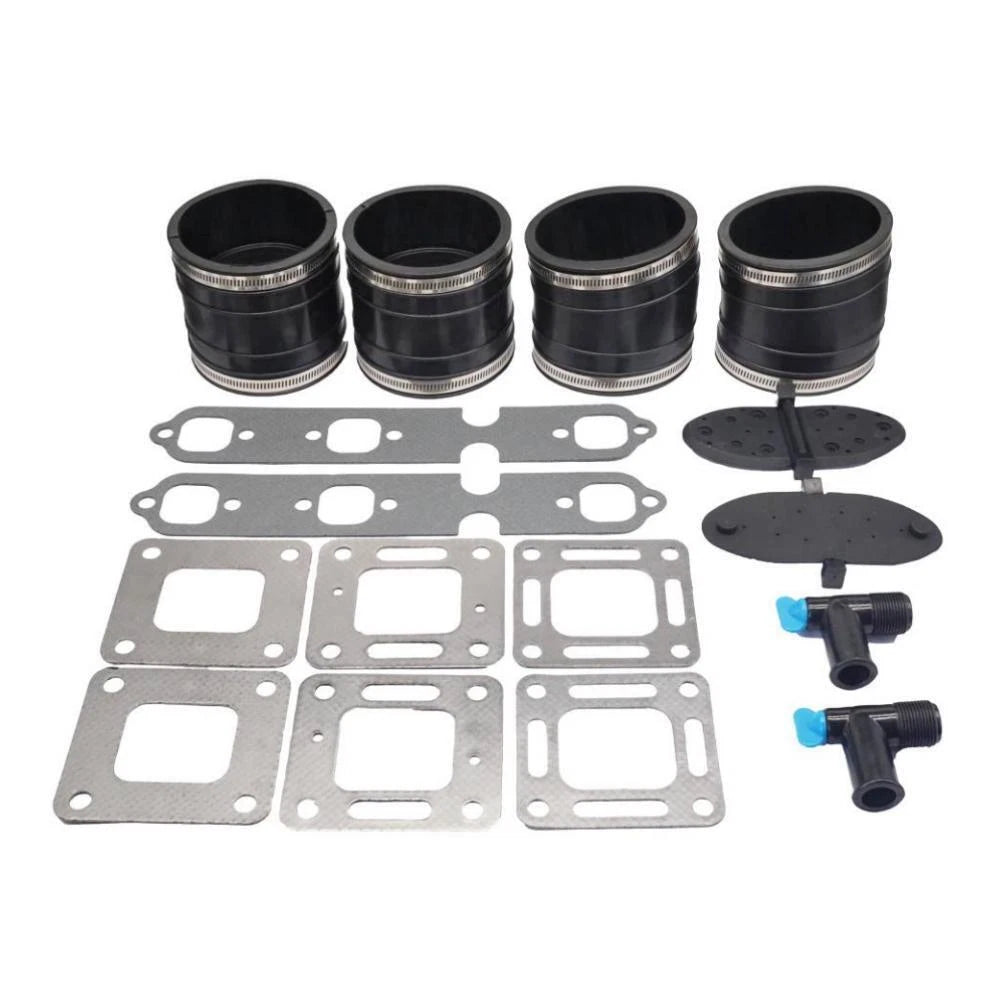 Exhaust Bellow Kit Gasket for Mercruiser 175 205 V6 (Various Years)
