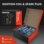 Set of 8 Ignition Coils & Iridium Spark Plugs for Ford F-150 (2011–2016)