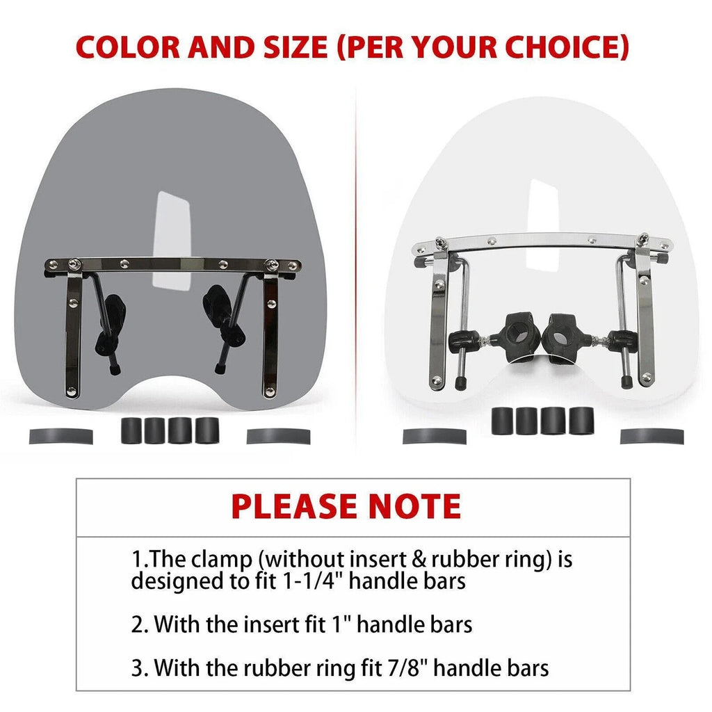 Windshield for Harley Dyna Softail Road King
