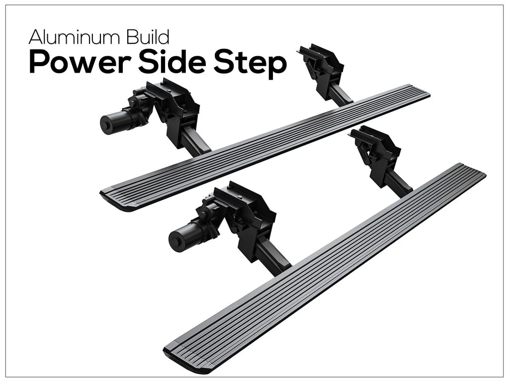 Set of 2 Power Side Steps for Silverado Sierra Double Cab (2014-2018)