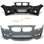 MP-Style Matte Black Front Bumper Spoiler Lip for Toyota Sienna (2011–2015)