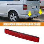 Pair Rear Bumper Reflector Light Cover for Volkswagen (2011–2016) 7E0945105 7E0945106 Red