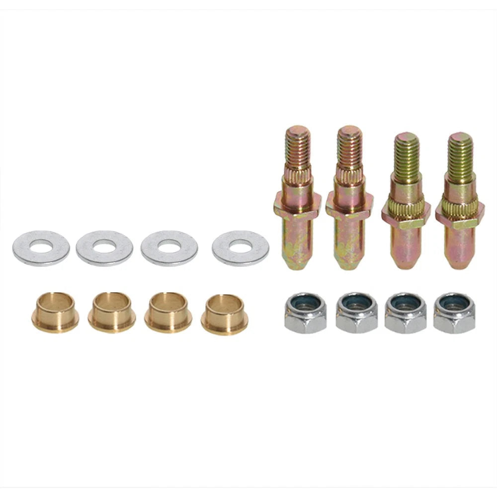 Set of 4 Door Hinge Pins Bushing Kit for Chevy Silverado GMC (1999-2007)