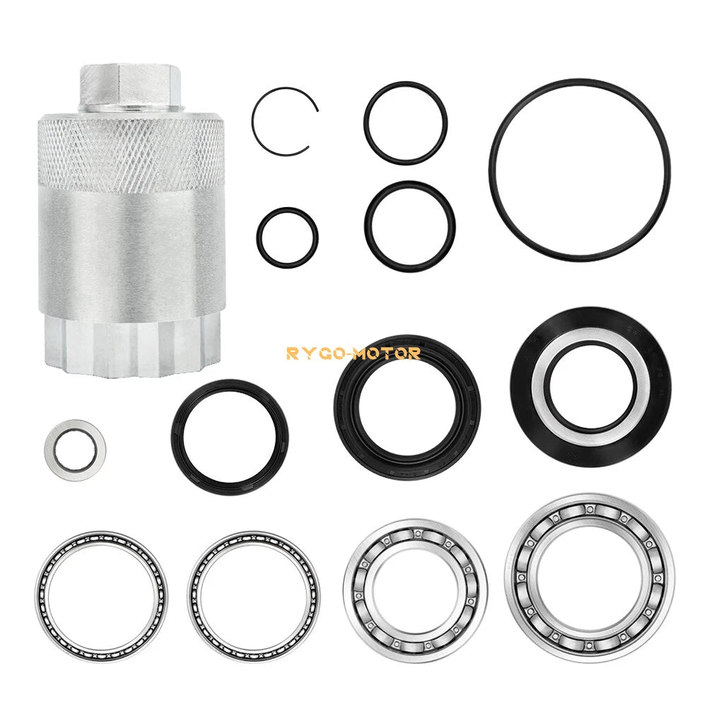 Rear Differential Bearings Seal Kit & Pinion Tool for Honda TRX420TM (2007–2014)