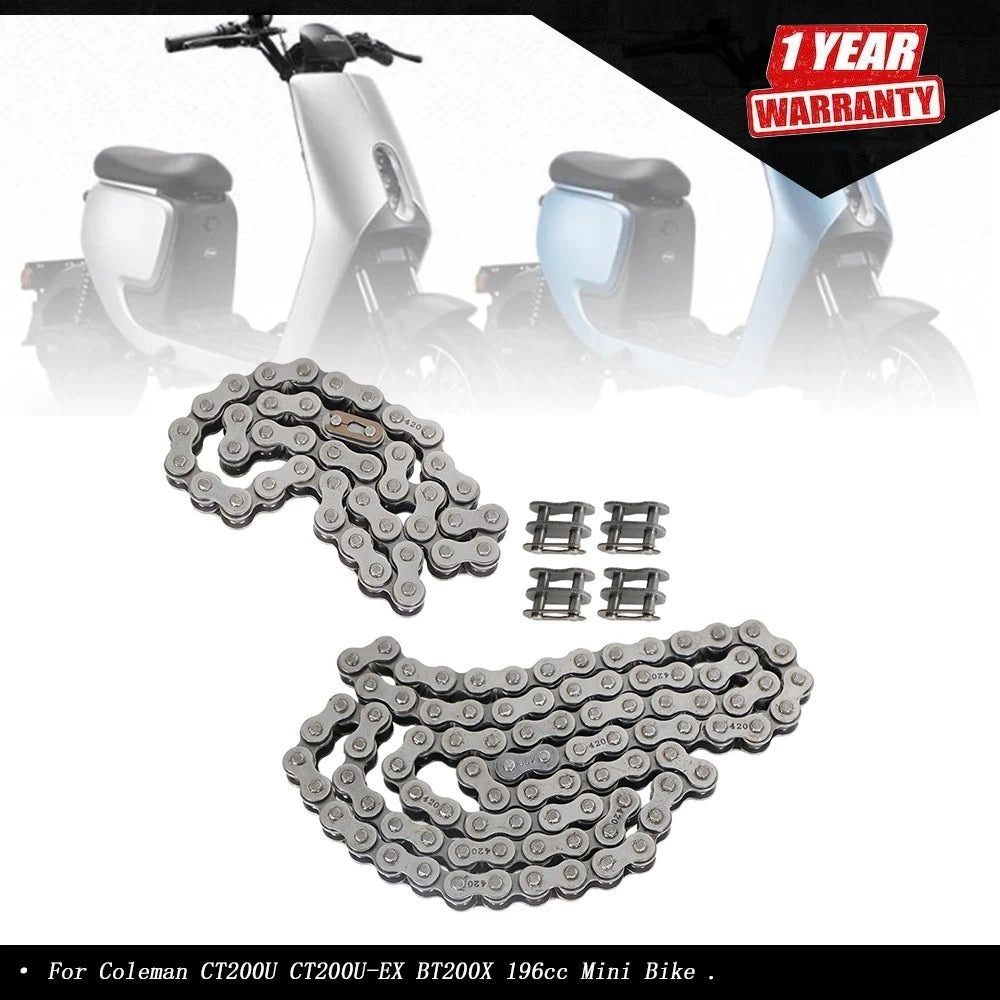Front and Rear Chain for Coleman CT200U (2007–Present)