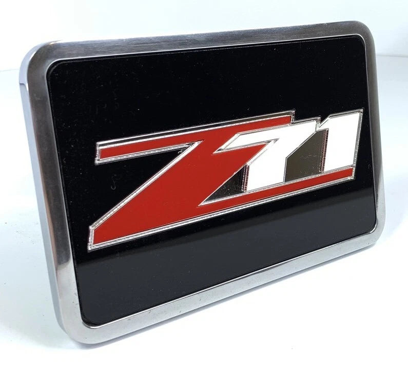 Tow Hitch Cover Premium Aluminum 2 Inch for Chevrolet Z71 (2011–2018)