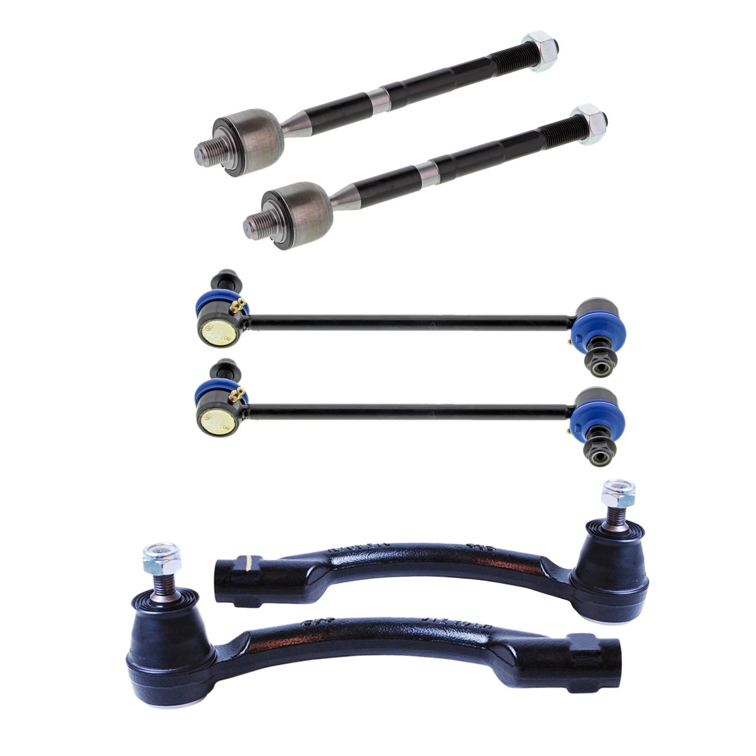 Set of 2 Mevotech Supreme Tie Rod Ends & Sway Bar Link Kit for Forte5 (2014–2018)