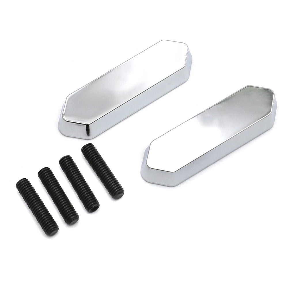 Chrome Mirror Block Off Base Plate for Kawasaki Ninja 300/400 (2013–2020)
