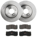Set of 2 Brake Disc and Pad Kits for BMW E87 1 Series