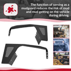 Steel Fender Flares Armor Guard w/Light for Jeep Wrangler TJ (1997–2006)