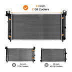 Radiator for Chevy Silverado 1500 2500 Tahoe Suburban (1999–2014)