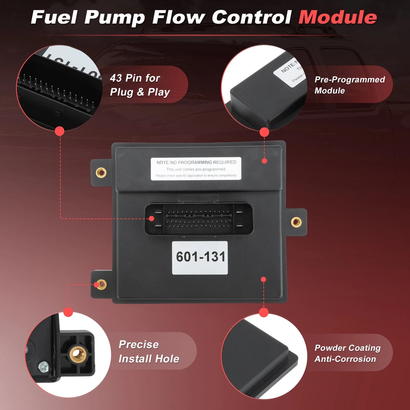 Fuel Pump Driver Module for Chevrolet Cadillac (601-131, 20877116)
