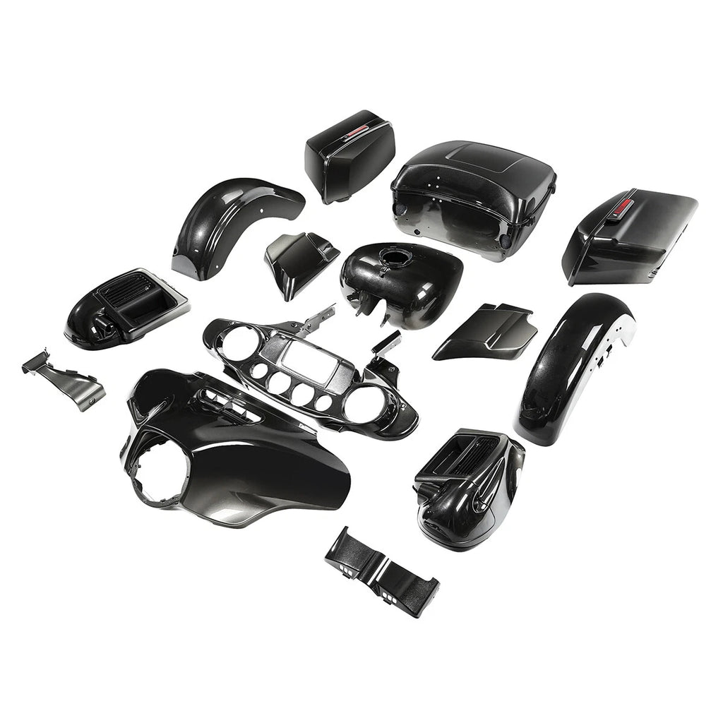 Fairings Bodywork Kit for Harley Electra Glide CVO Limited (2014–2023) Black Earth Fade