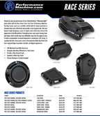 Performance Machine Cable Clutch Cover for Race Series (Black Ops)