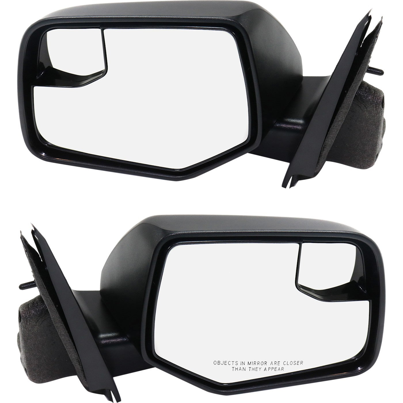 Mirror Set of 2 for Ford Escape (2008–2012) Power Textured Black