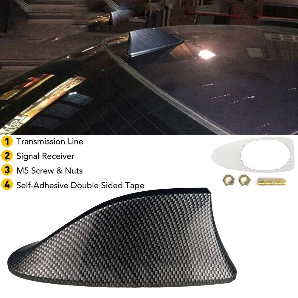 Shark Fin Antenna Cover for Universal Cars (AM FM Radio)
