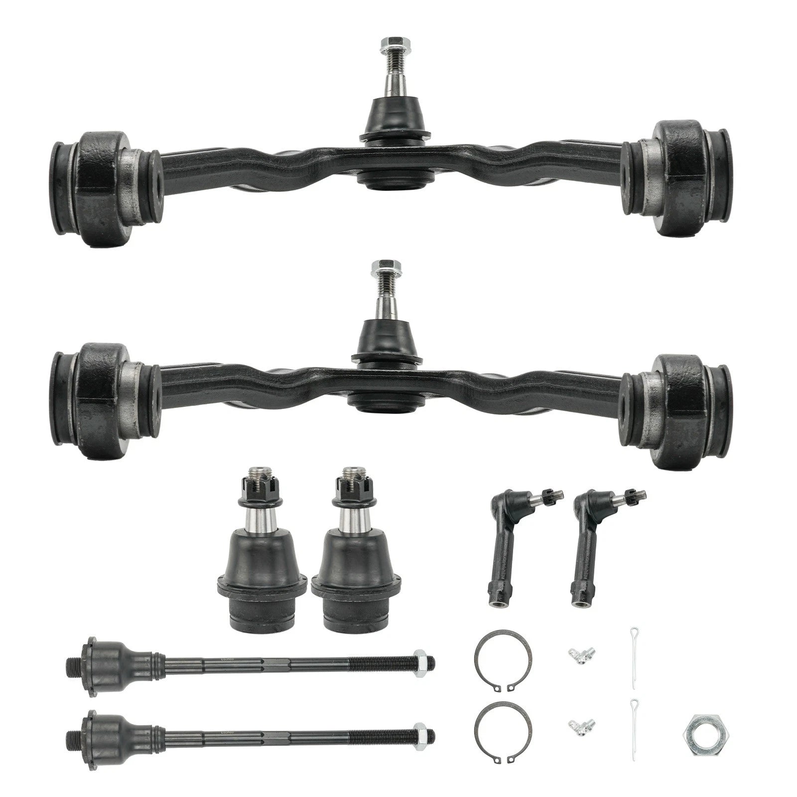 8PC Front Control Arm & Tie Rod Kit for Chevy Silverado 1500 Tahoe (1999–2003)